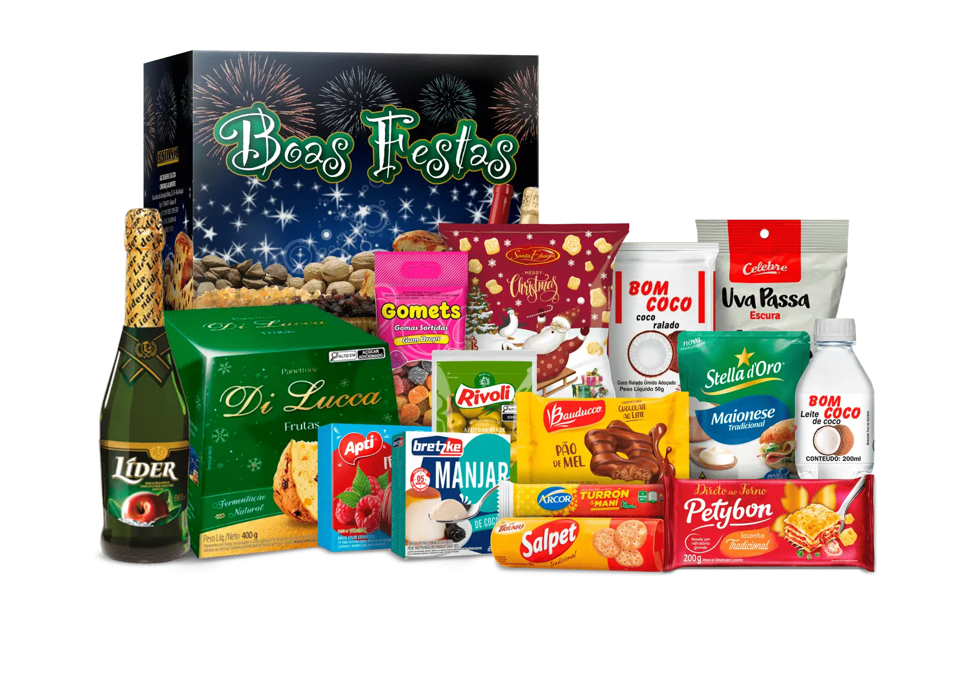 confianca alimentos cesta natal kit bondade