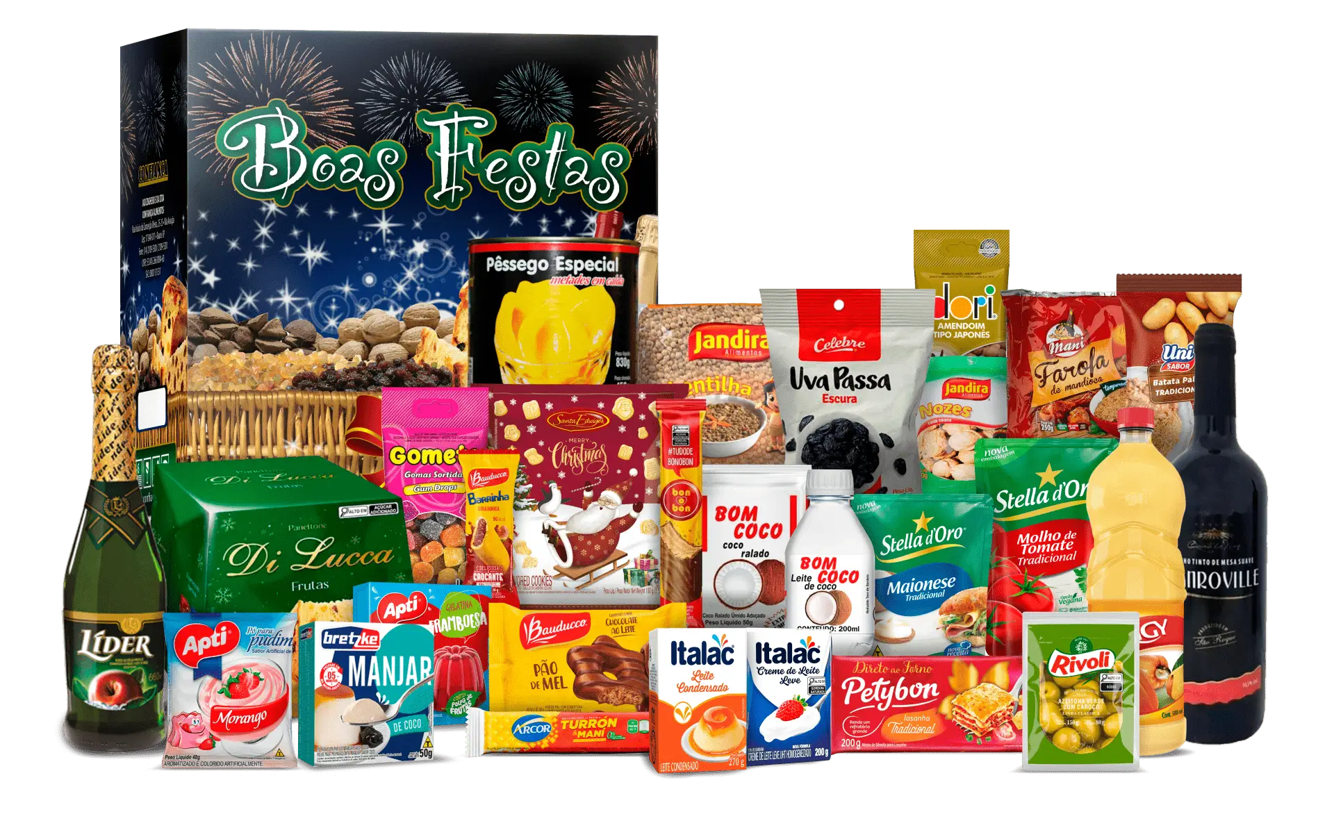 confianca alimentos cesta natal kit esperanca