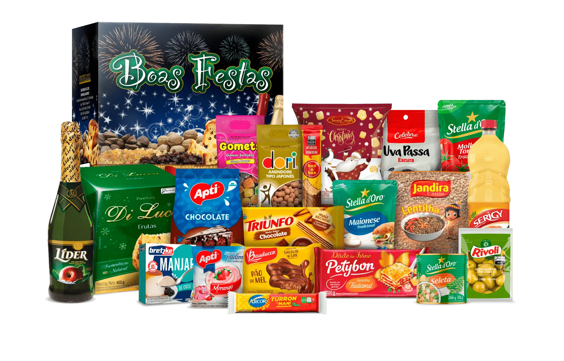 confianca alimentos cesta natal kit gratidao